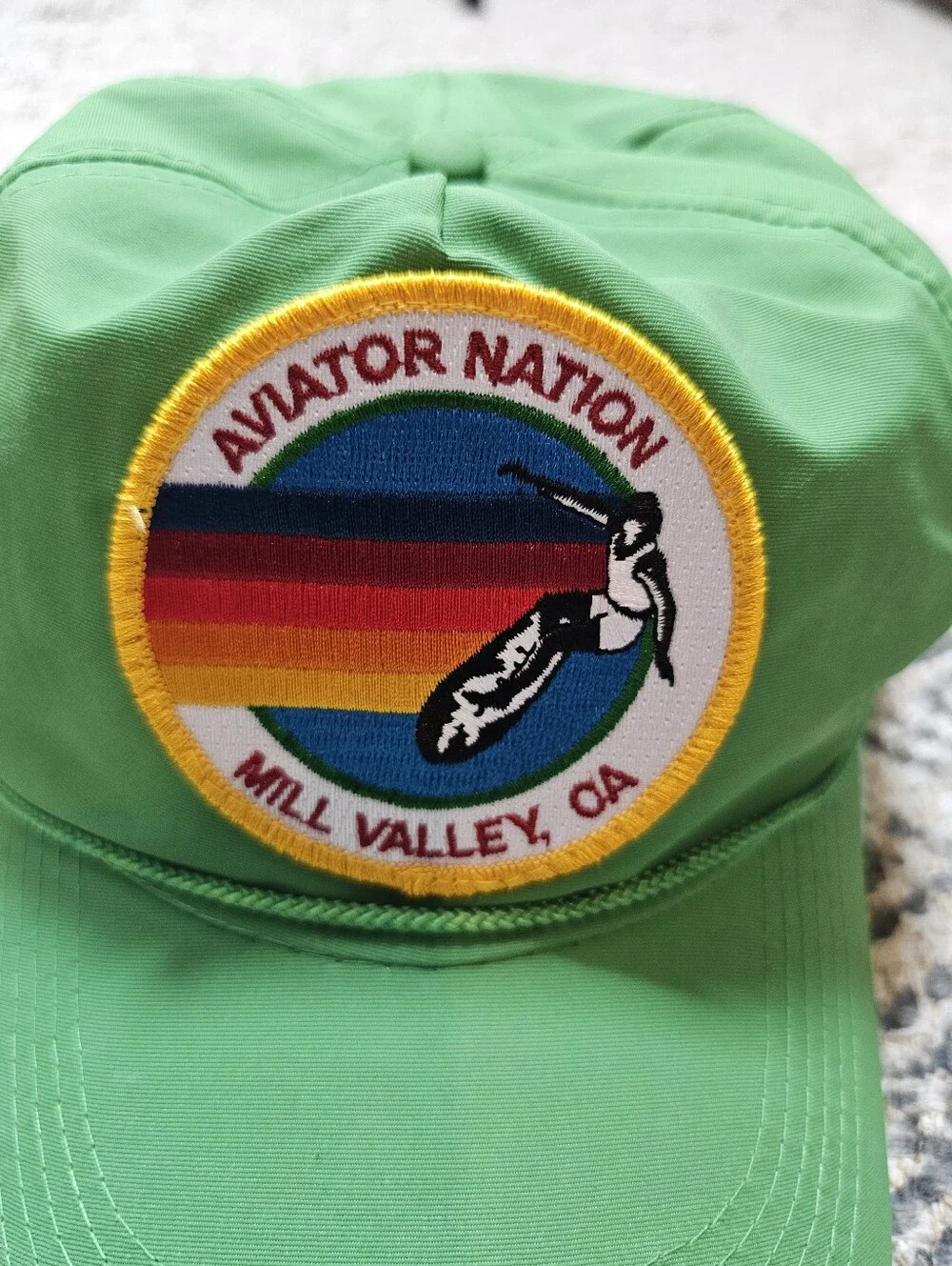 Aviator Nation Signature Las Vegas Vintage Nylon Trucker Hat - Picture 2 of 6